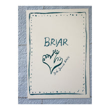 Load image into Gallery viewer, Keepsake Custom Name Watercolour