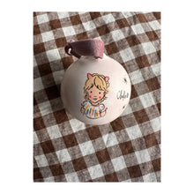 Load image into Gallery viewer, EARLY BIRD Custom Illustrated Painted Bauble 2026