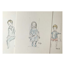 Load image into Gallery viewer, A6 Postcard Watercolour Portraits
