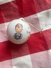 Custom Illustrated Painted Bauble