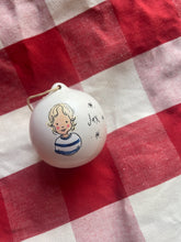 Custom Illustrated Painted Bauble