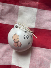 Custom Illustrated Painted Bauble