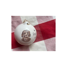 Custom Illustrated Painted Bauble