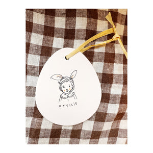 Simple Signature Ceramic Egg