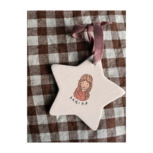 Load image into Gallery viewer, EARLY BIRD Custom Illustrated Painted Star Decoration 2025
