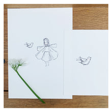 'Dove' Midsummer Fairy Print