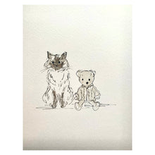 '... my very best friend' Custom Watercolour Illustration
