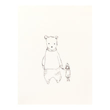 'The bear & the girl' Print