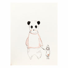 'The bear & the girl' Print