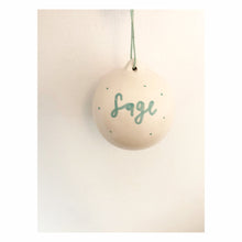 Lettered Bauble