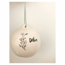 Load image into Gallery viewer, &#39;Snowberries&#39;Illustrated Bauble
